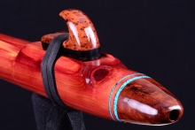 Eastern Red Cedar Native American Flute, Minor, Low C-4, #H50B